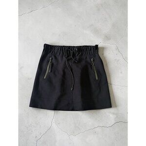 COSTUME NATIONAL Black Tech Skirt Size 38 / US 8
